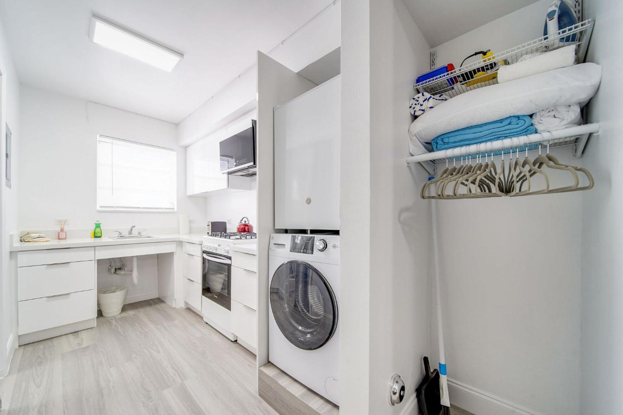 Deco Beachside Apt, W/2 Queen Beds, Washer/Dryer 迈阿密海滩 外观 照片
