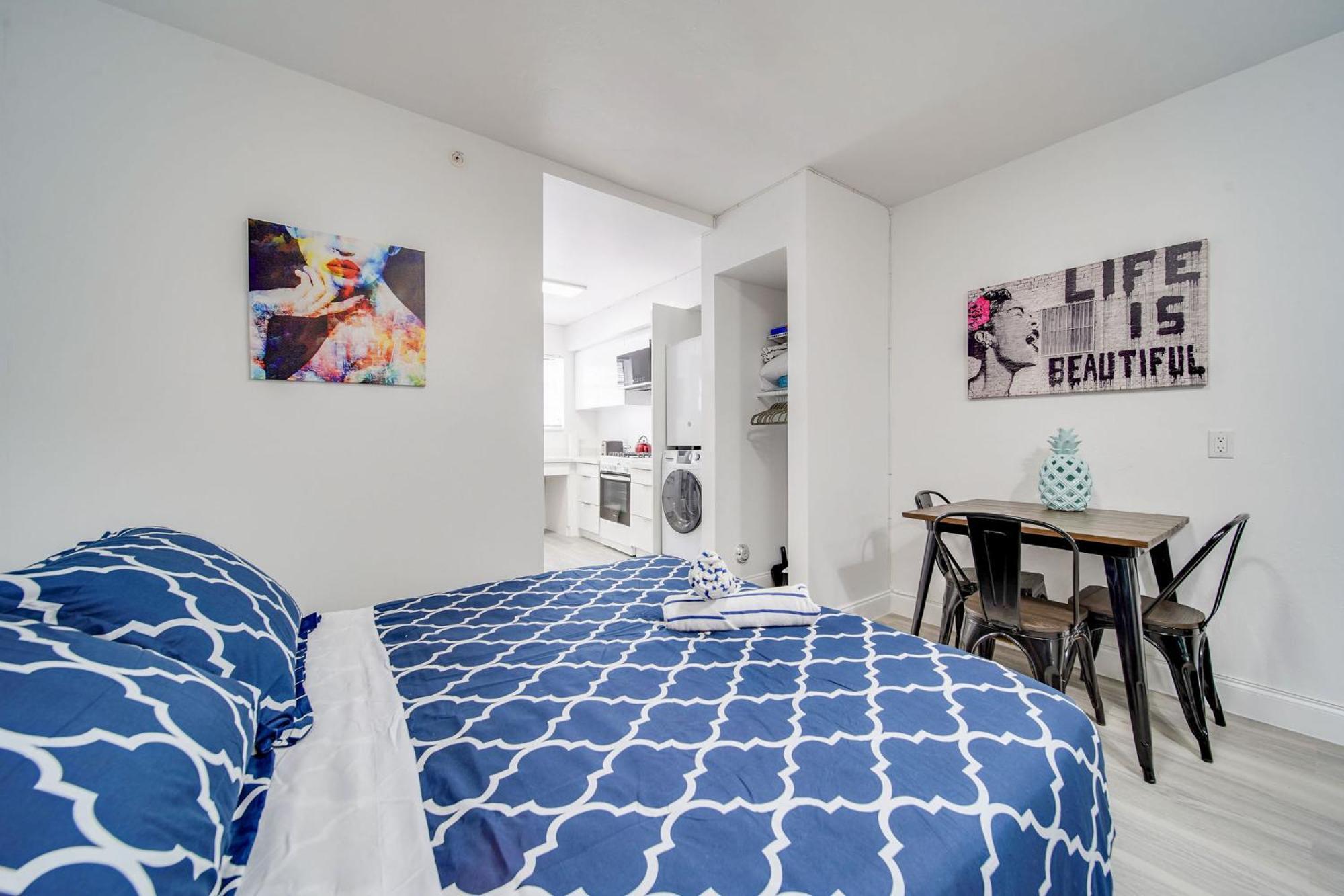 Deco Beachside Apt, W/2 Queen Beds, Washer/Dryer 迈阿密海滩 外观 照片